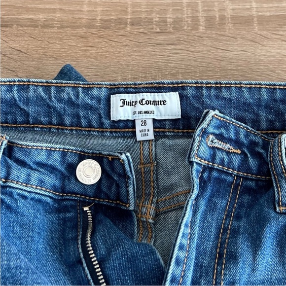 JUICY COUTURE Venice Straight Leg Jeans Size 27 - Picture 4 of 7